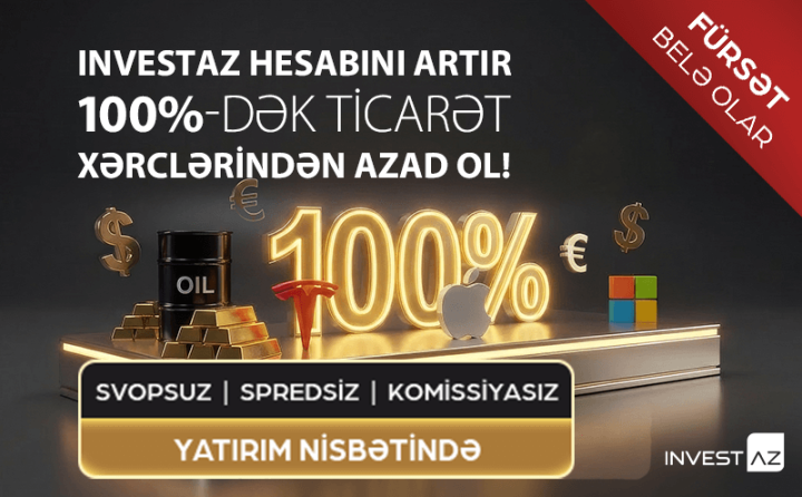 2026-da InvestAZ hesabını artırın, xərclərdən 100%-dək azad olun